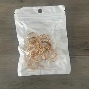 Gold Ring Set/ Costume Jewelry